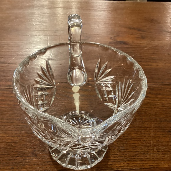 Leaded crystal footed sauce boat - Picture 4 of 7
